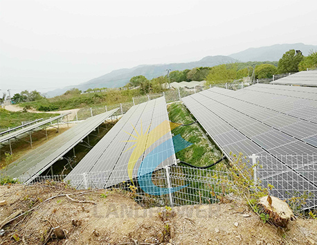 Montage au sol en aluminium 3 MW Japon
