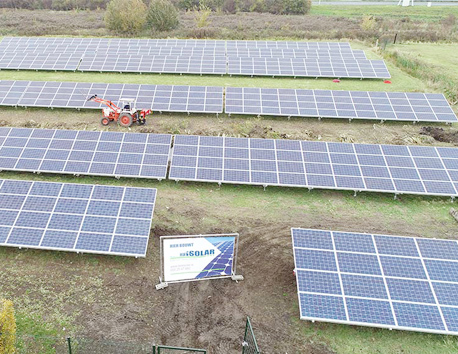 ufeffufeffVis de terre Montage solaire Holland 400KW