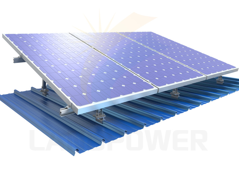 Montage sur toit solaire à inclinaison réglable en angle