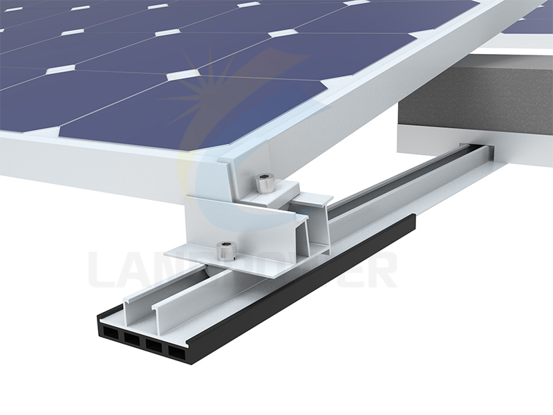 Nouveau montage solaire sur toit plat