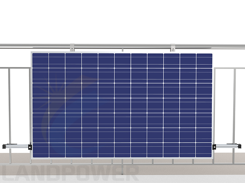 Kit de structure de montage solaire pour balcon